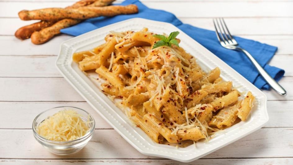 Krémové parmezánové cestoviny