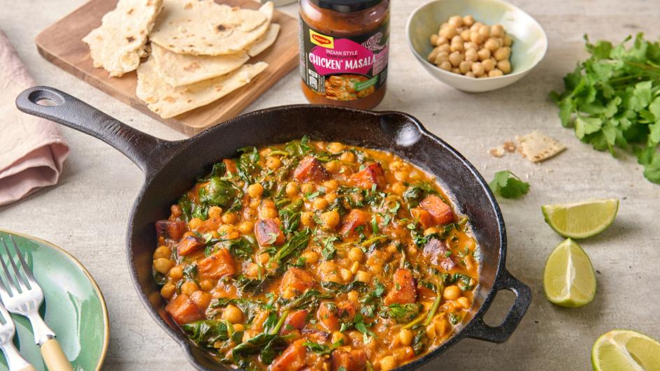 Cícerové chicken masala