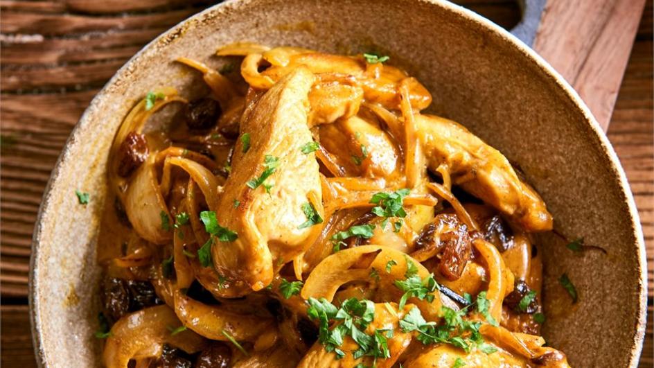 Kurací steak v curry omáčke