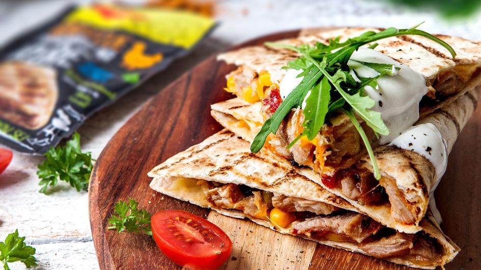 Quesadillas s kuracím mäsom
