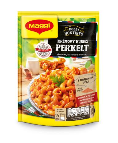 MAGGI Dobrý Hostinec Krémový kurací perkelt cestoviny s omáčkou vrecko 146 g