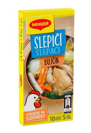 MAGGI Slepačí bujón v kocke 5 l