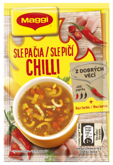 MAGGI Chutná pauza Slepačia chilli instantná polievka 14 g