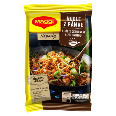 MAGGI Nápady Rezance z panvice Kuracie mäso s cesnakom a zeleninou 185g