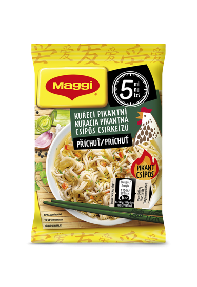 MAGGI Chutná pauza Instantné rezance s kuracou príchuťou, pikantné 60 g