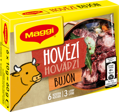 MAGGI Hovädzí bujón v kocke 3 l