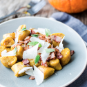 Tekvicové gnocchi so slaninou
