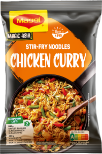 MAGGI Nápady Rezance z panvice Kuracie mäso na karí so zeleninou  185 g