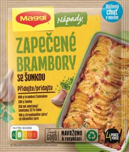 MAGGI Nápady Zapekané zemiaky so šunkou 46 g