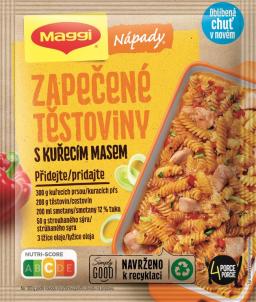 MAGGI Nápady Zapekané cestoviny s kuracím mäsom 39 g