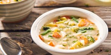 Zeleninová polievka s kôprom